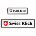 Swissclick - Nummernrahmen Langformat Carbon Look