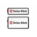 Swissklick - Nummernrahmen Hochformat Schwarz